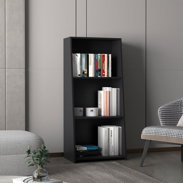 Note 47" Tall Three-Tier Ladder Bookcase