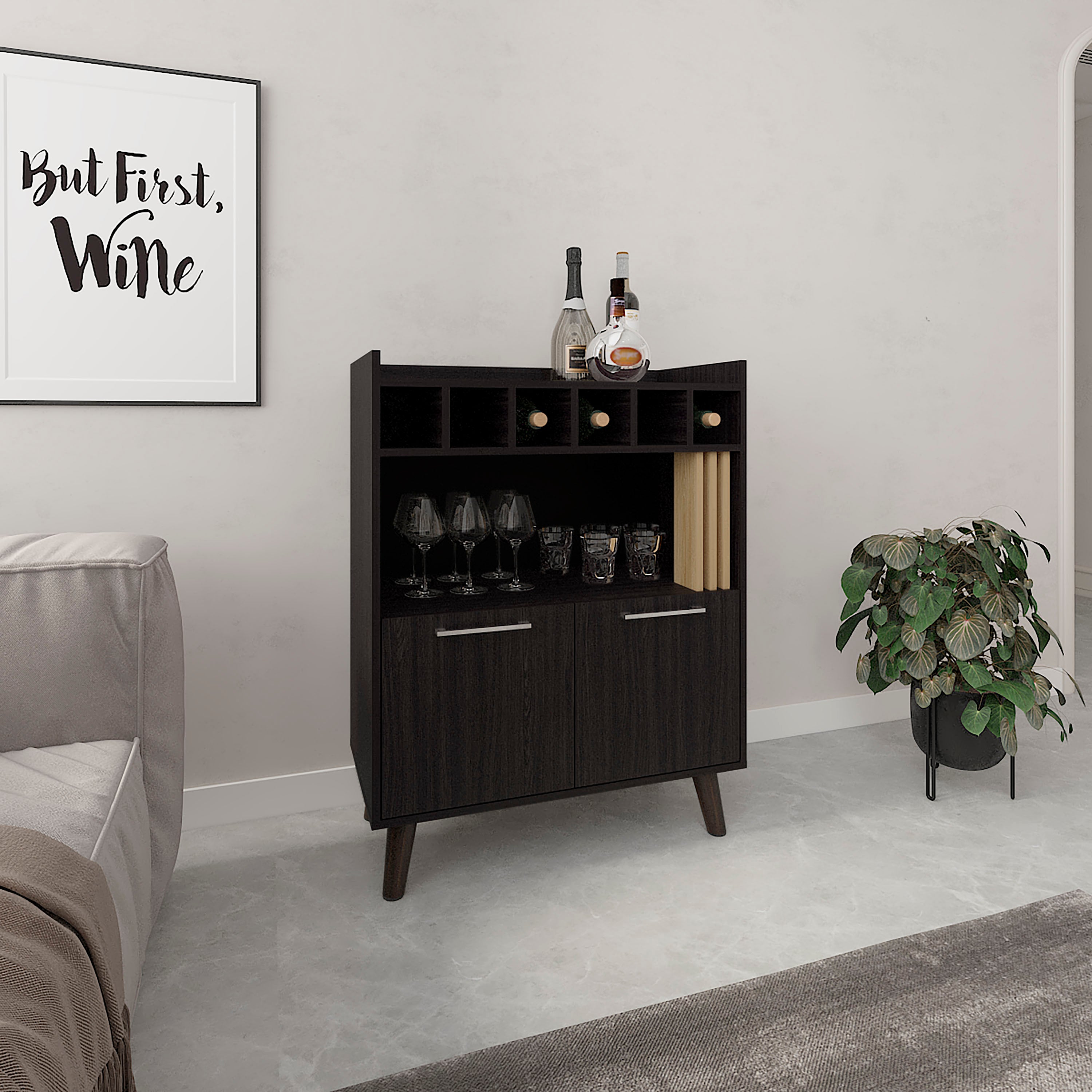 Bar Back Cubbies Vance 40