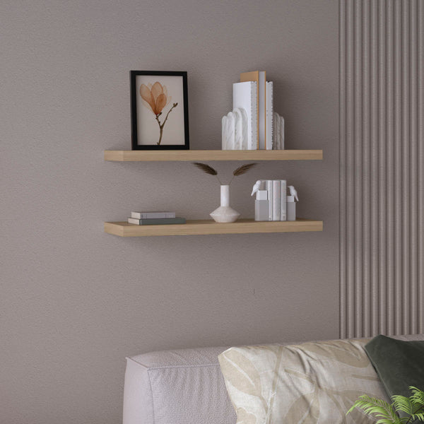 Ecco 31.5" Wide Floating Shelves  Set of 2