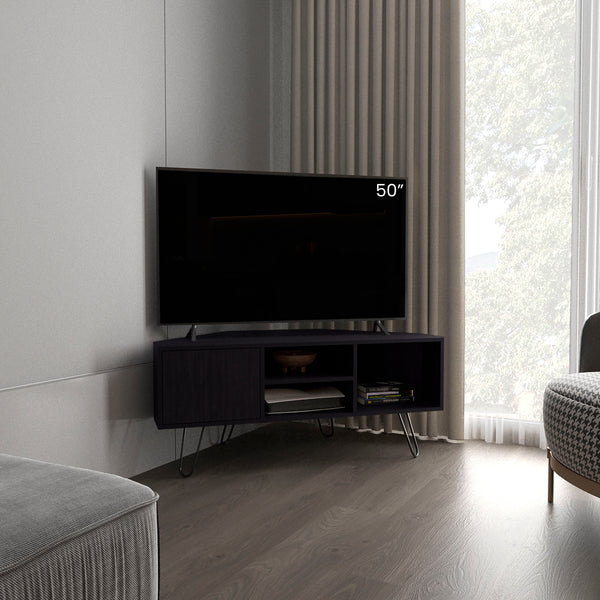Corner Tv Stand Lancaster, Two Cabinets