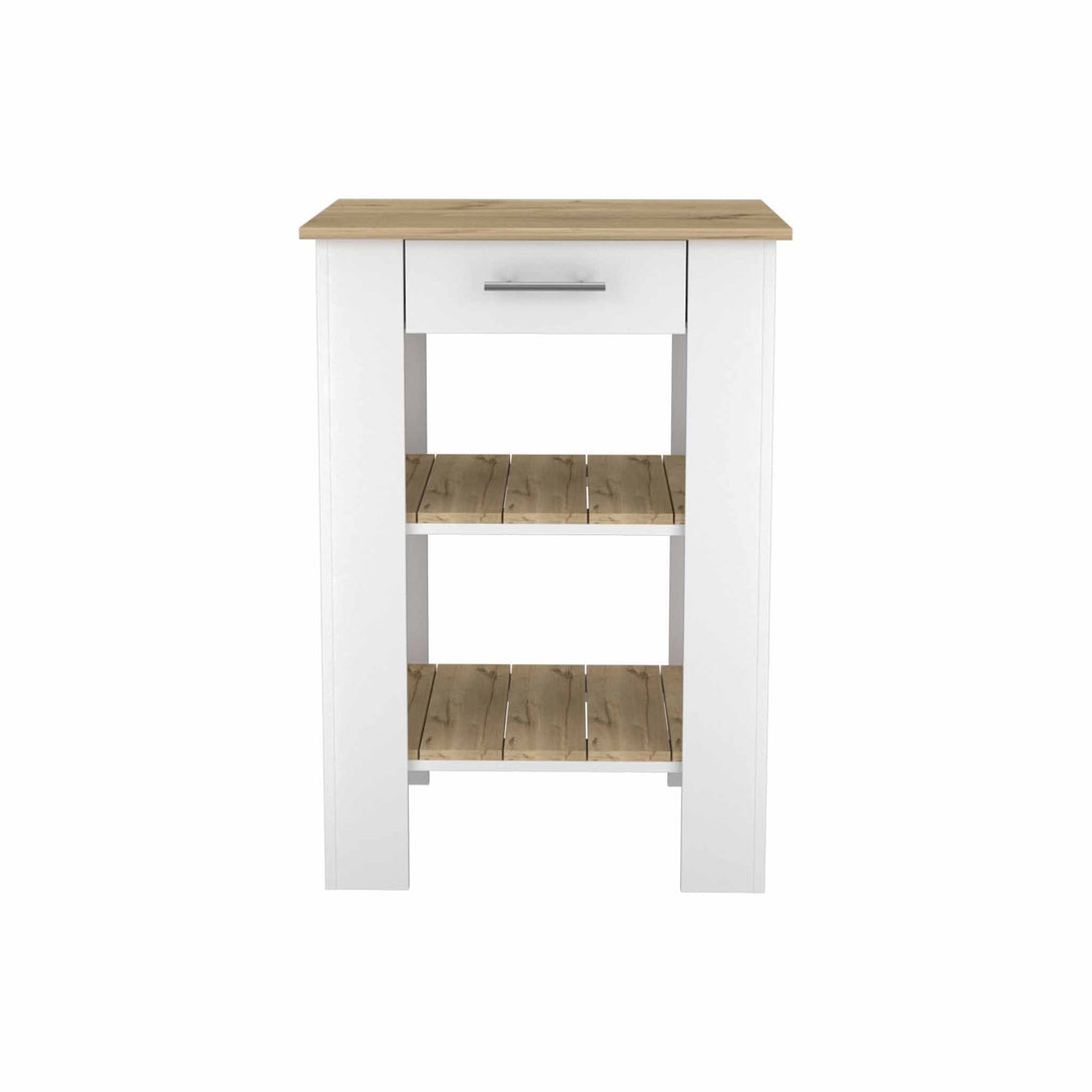 Brooklyn Kitchen Island FM White