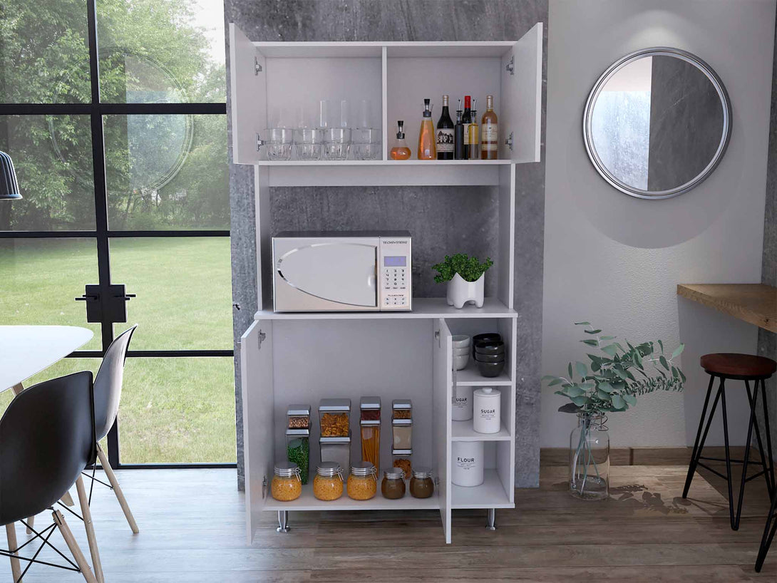 White Colorado Pantry Cabinet FM