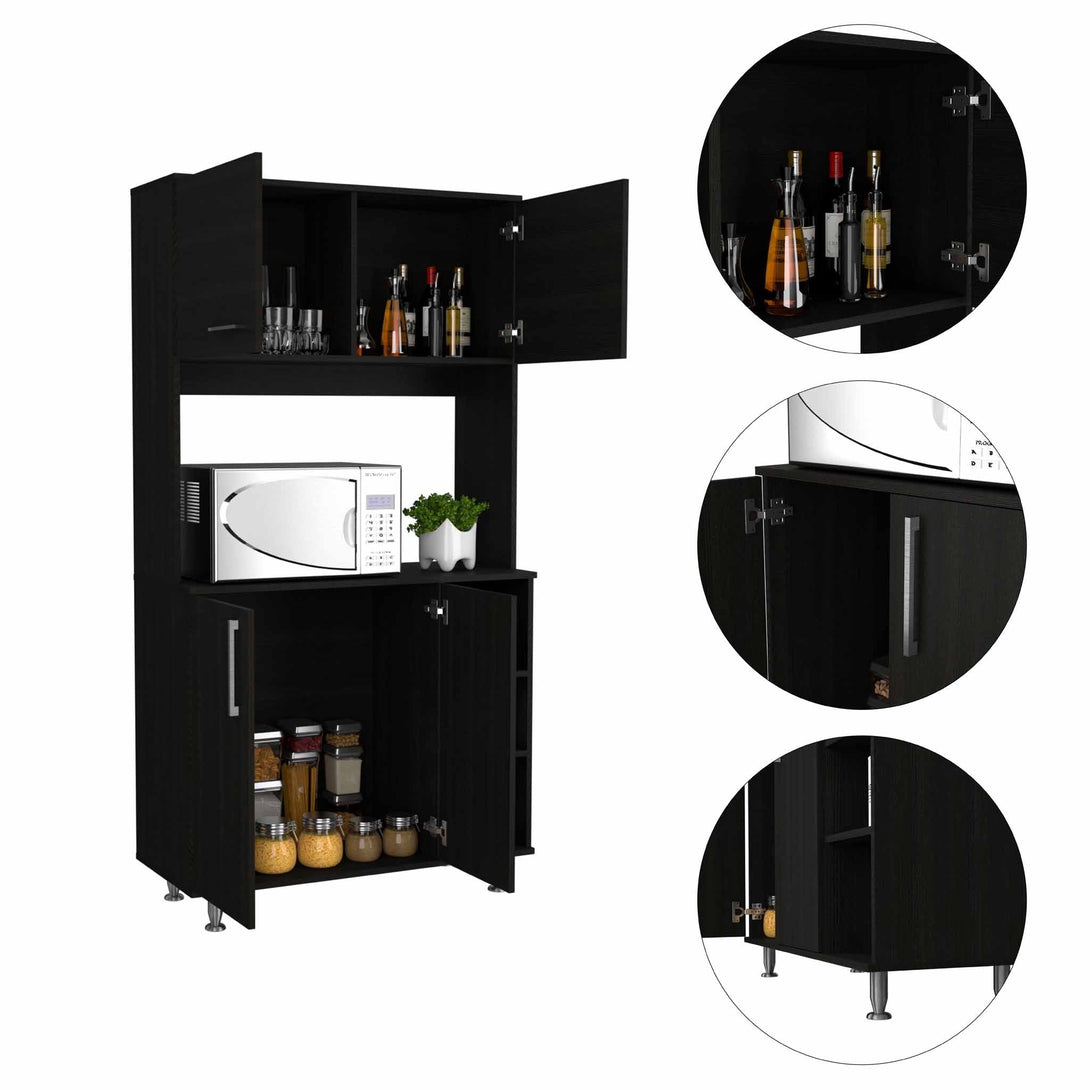 Black Colorado Pantry Cabinet FM