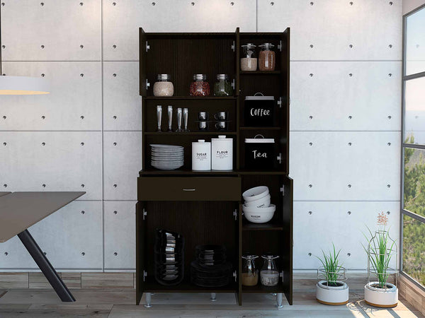 Black Venice Pantry Cabinet FM