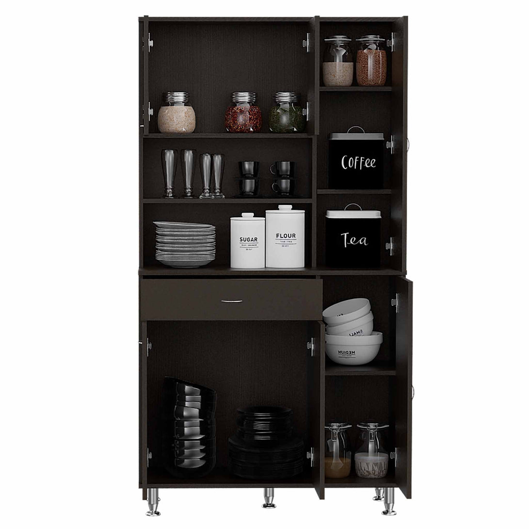 Venice Pantry Cabinet FM Black