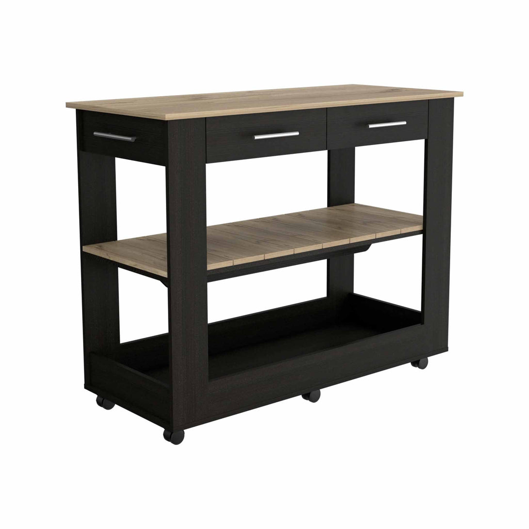 FM Black Brooklyn Kitchen Island