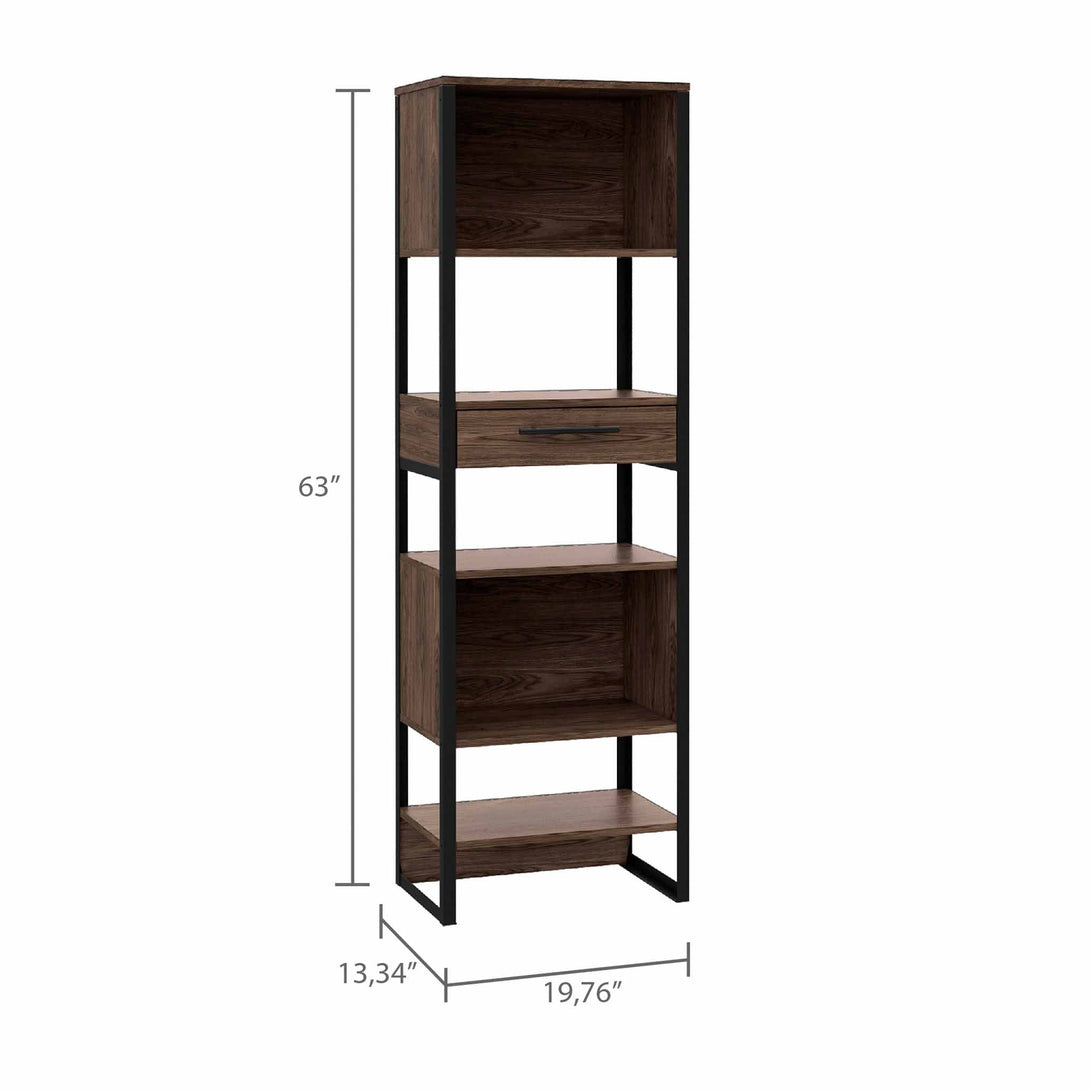 FM Cognac Manhattan Bookcase