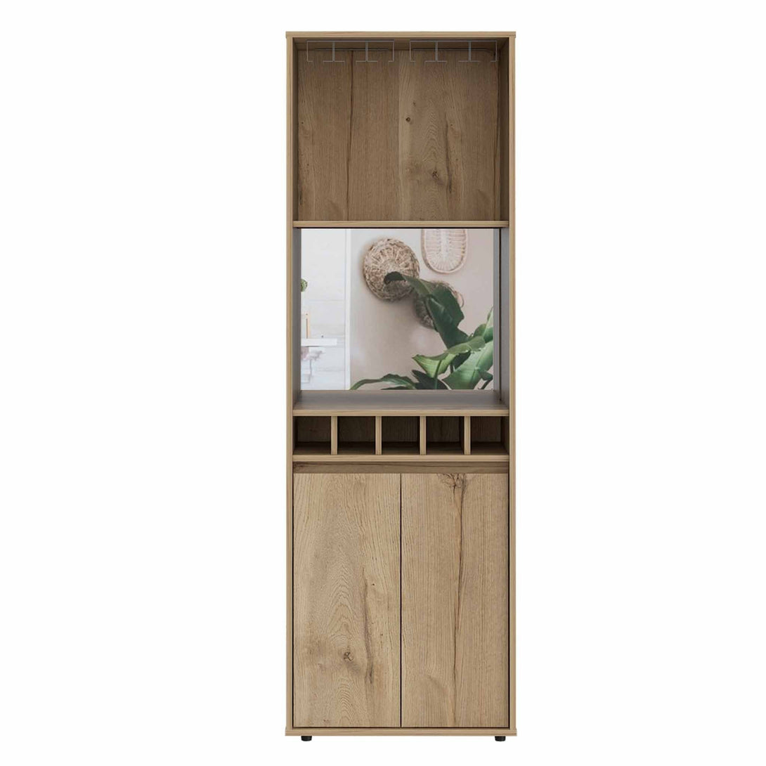 Light Oak Redding Bar Cabinet FM