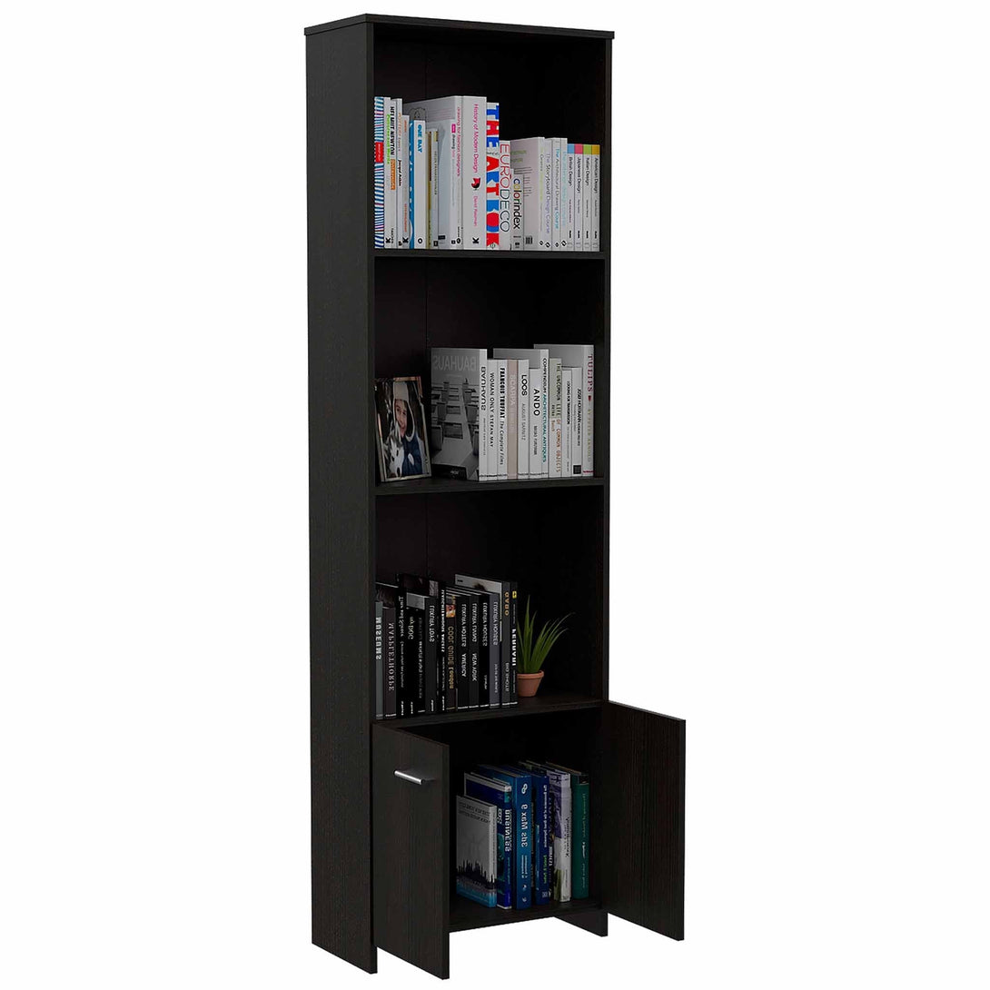 FM Black Wengue Nebraska Bookcase