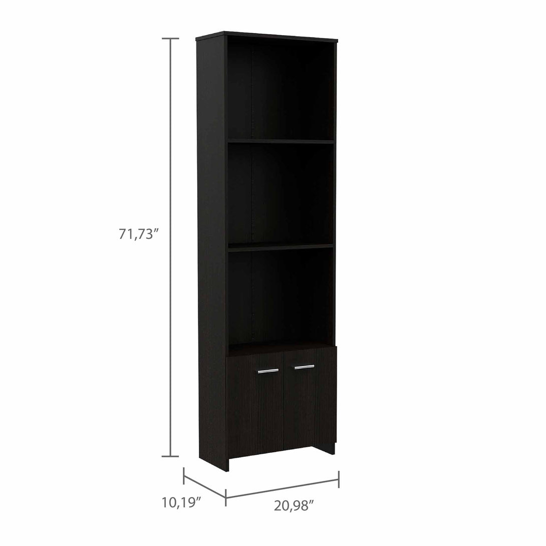 FM Black Wengue Nebraska Bookcase