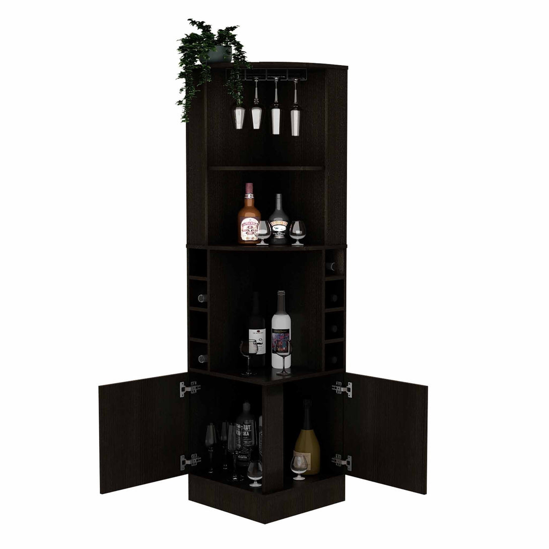 Seattle Bar Cabinet FM Dark Walnut