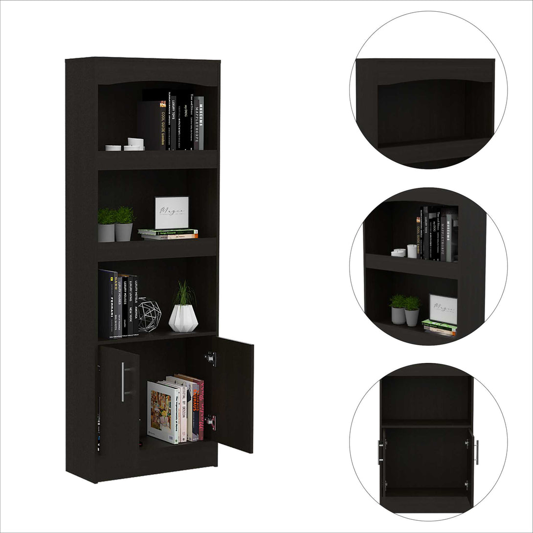 Durango Bookcase FM Black Wengue