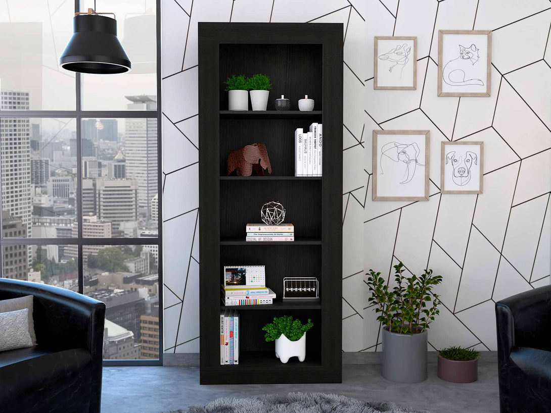 Black Wengue Melbourne Bookcase FM