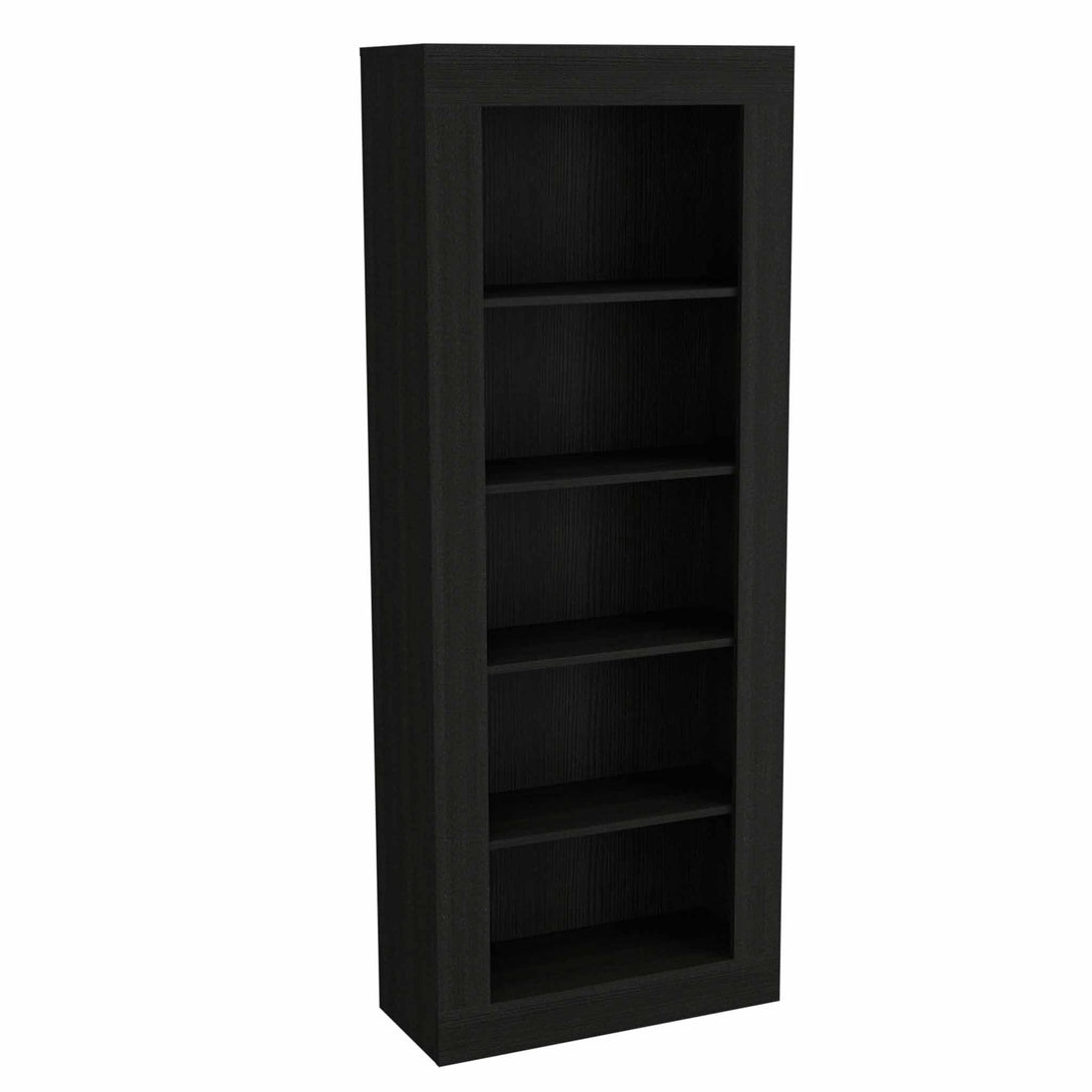 Melbourne Bookcase FM Black Wengue