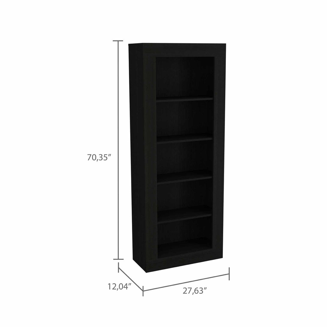 FM Black Wengue Melbourne Bookcase