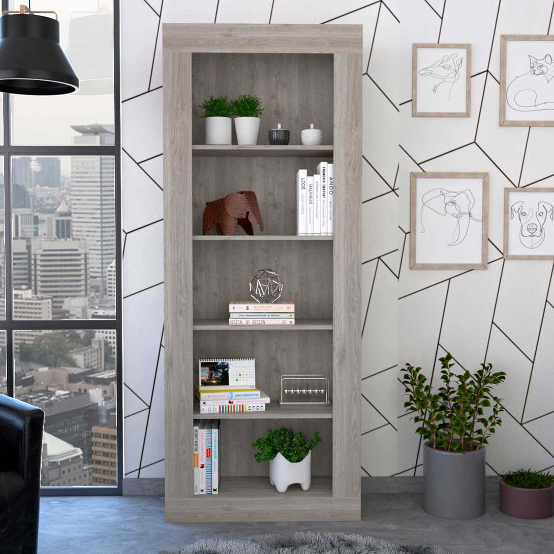 FM Light Gray Melbourne Bookcase