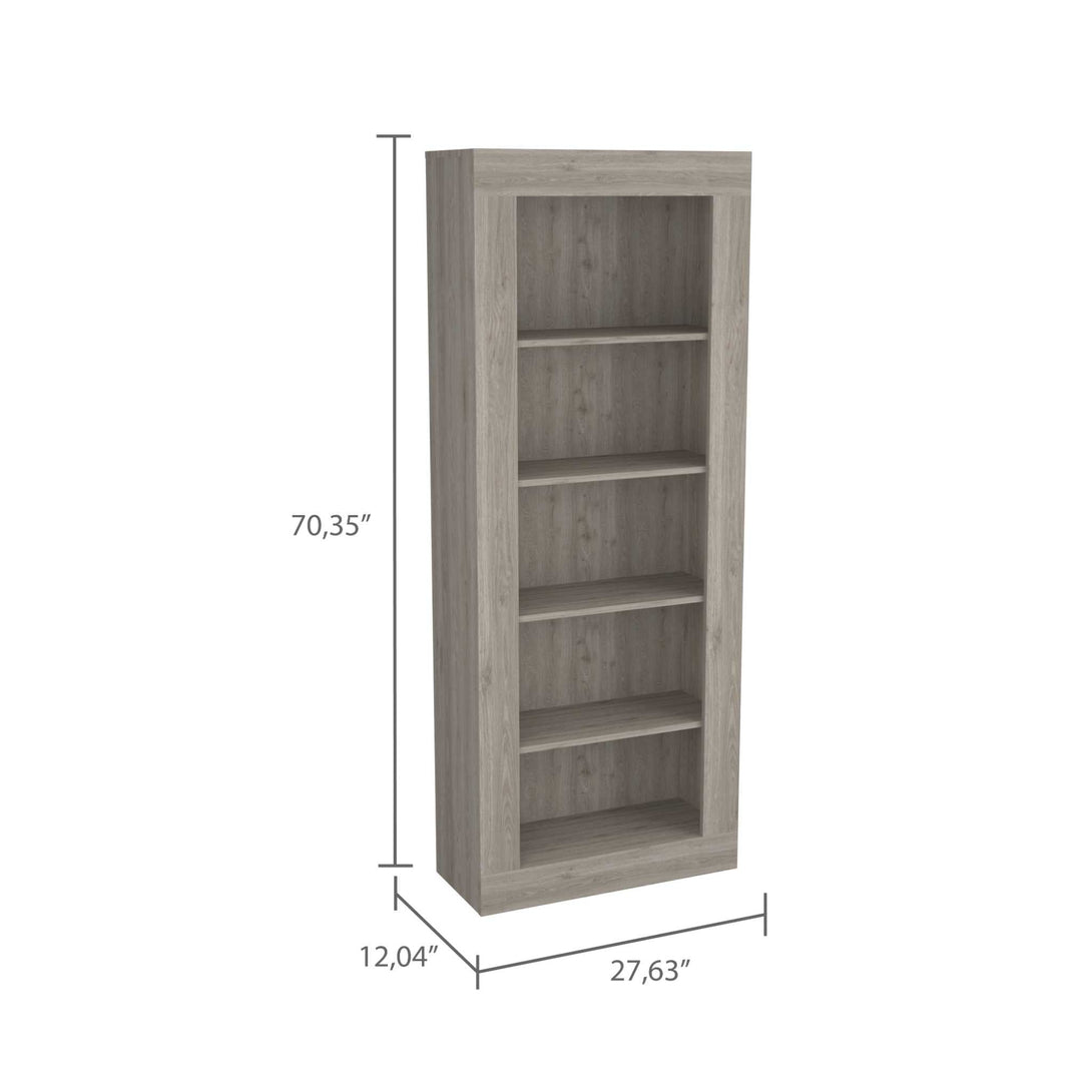 Melbourne Bookcase FM Light Gray