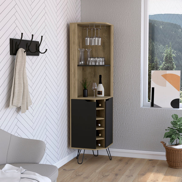 AUDRA CORNER BAR CABINET