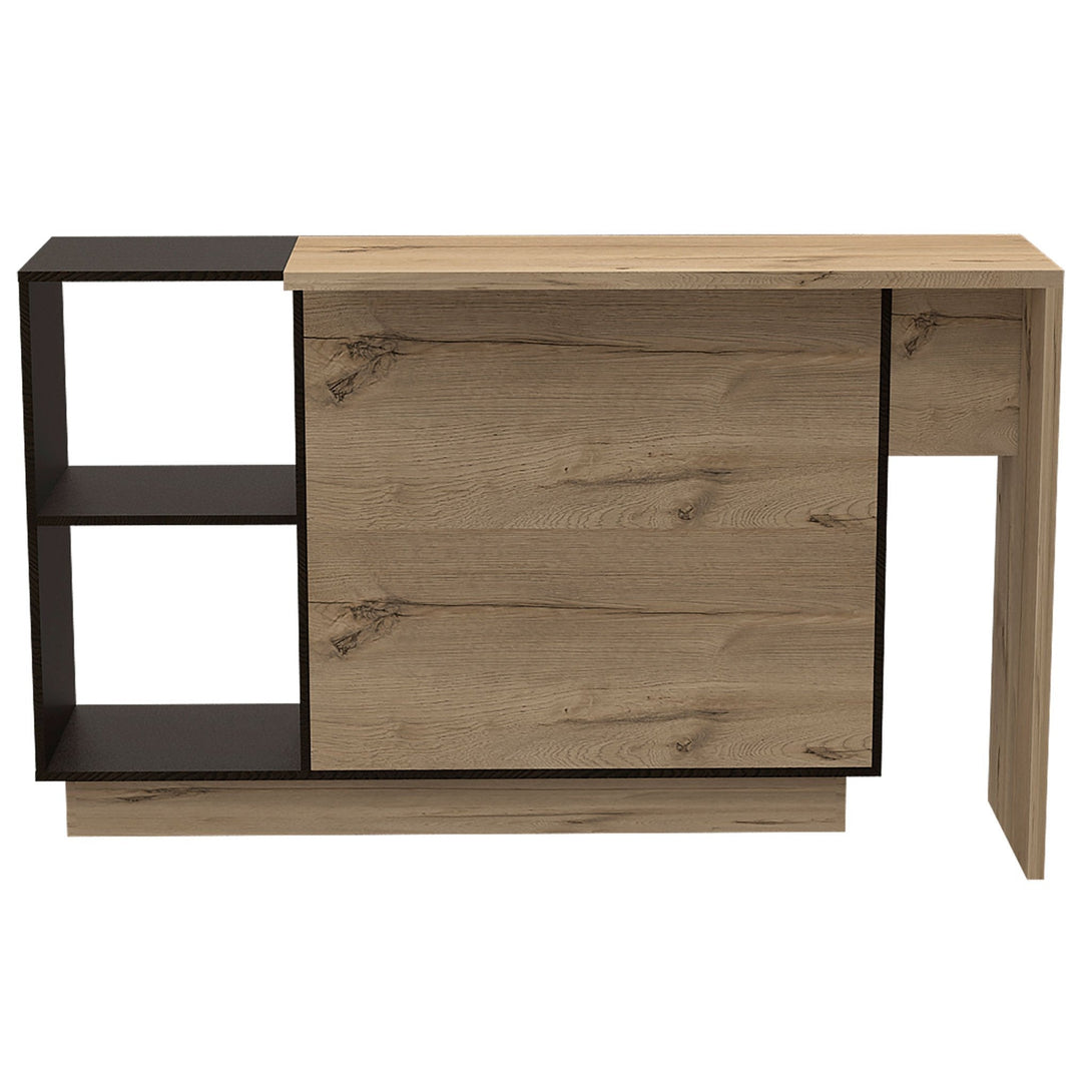 Black-Light Oak Kitchen Island FM