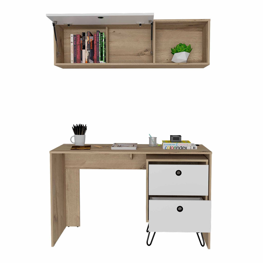 FM Light Oak Office Set