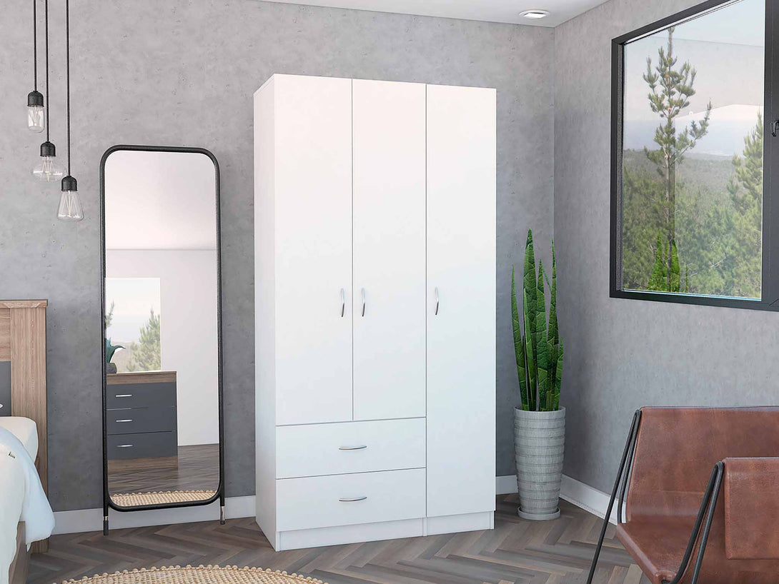 FM White Eureka Armoire