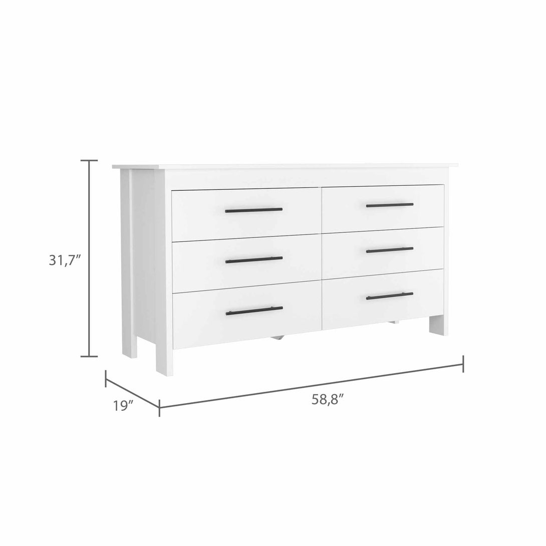 Luxor Dresser FM White