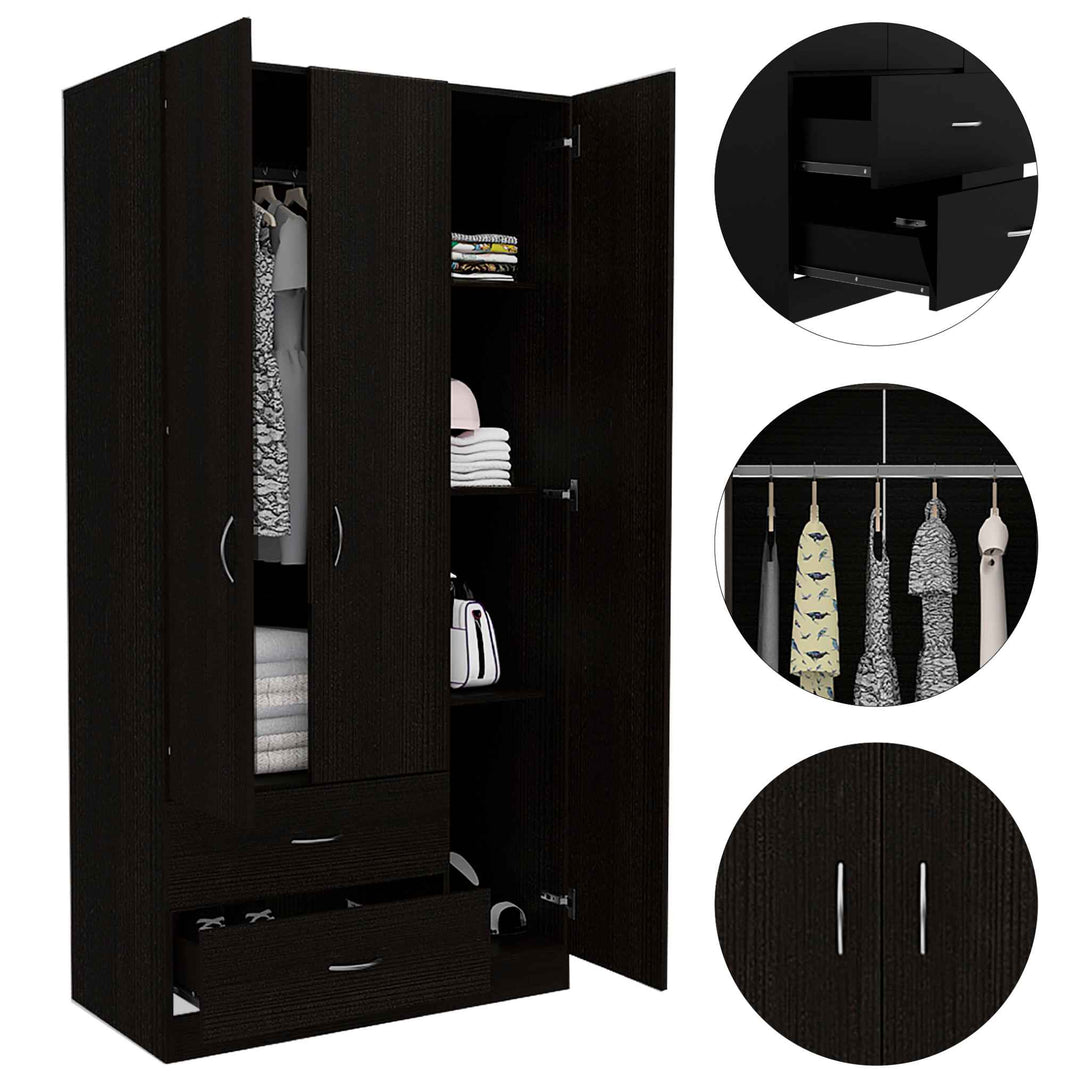 Eureka Armoire FM Black Wengue