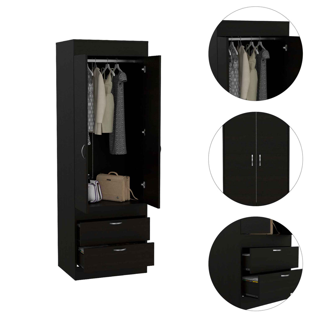 Black Wengue FM Alabama Armoire