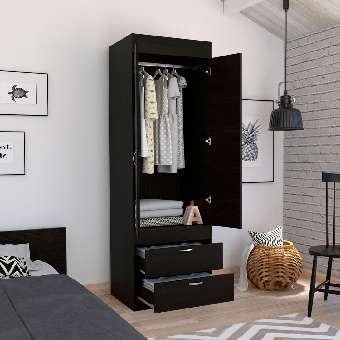 Alabama Armoire Black Wengue FM