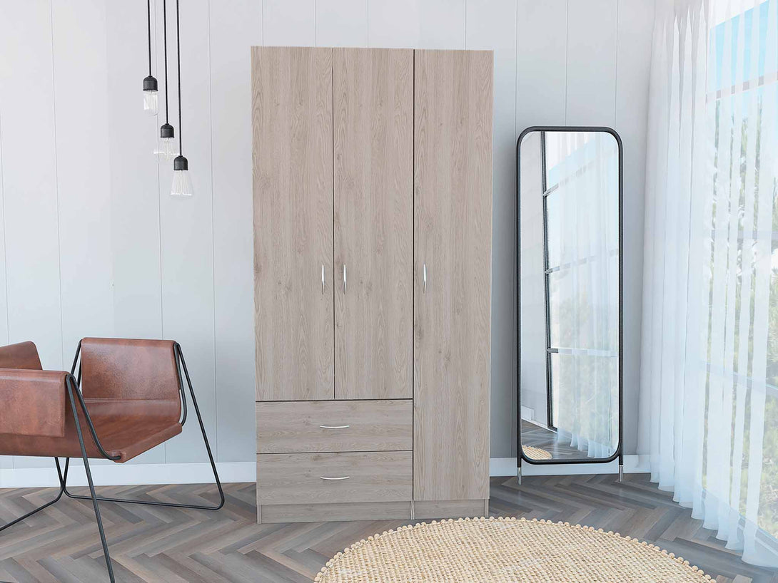 Light Gray Eureka Armoire FM