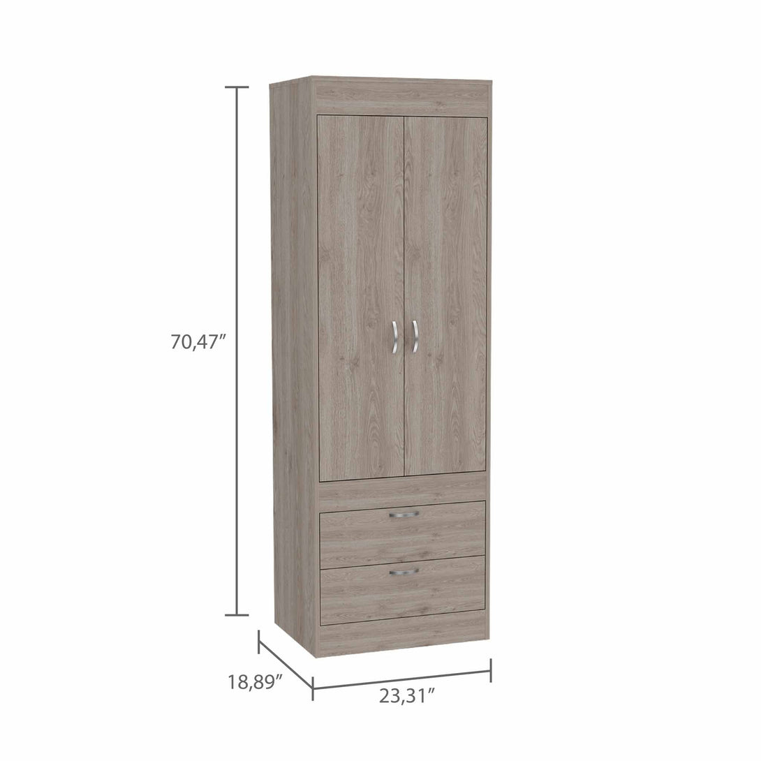 Light Gray FM Alabama Armoire