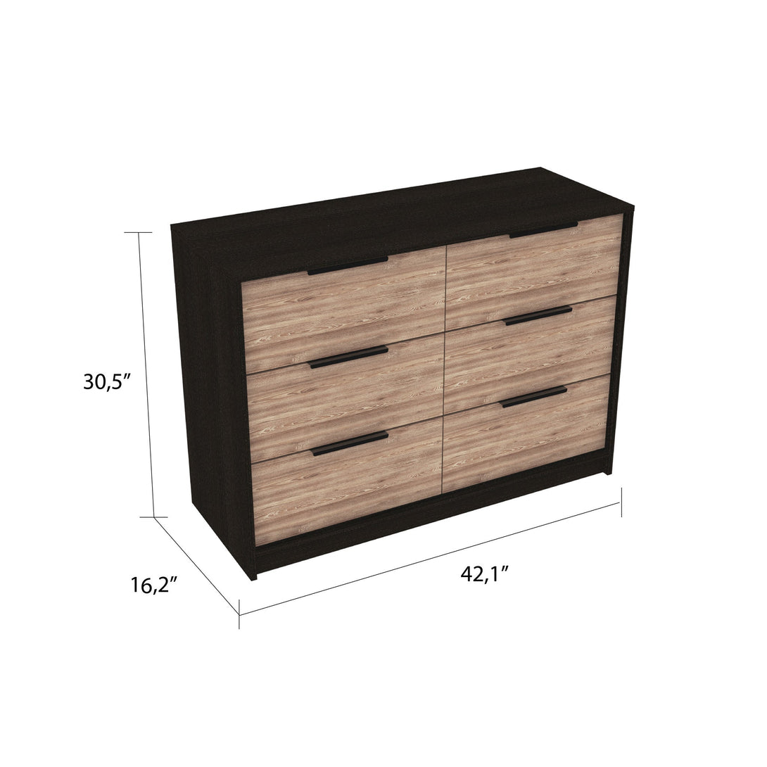 FM Black Wengue-Pine Dresser