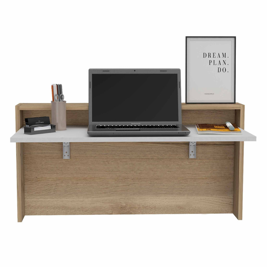 Floating Desk FM Light Oak