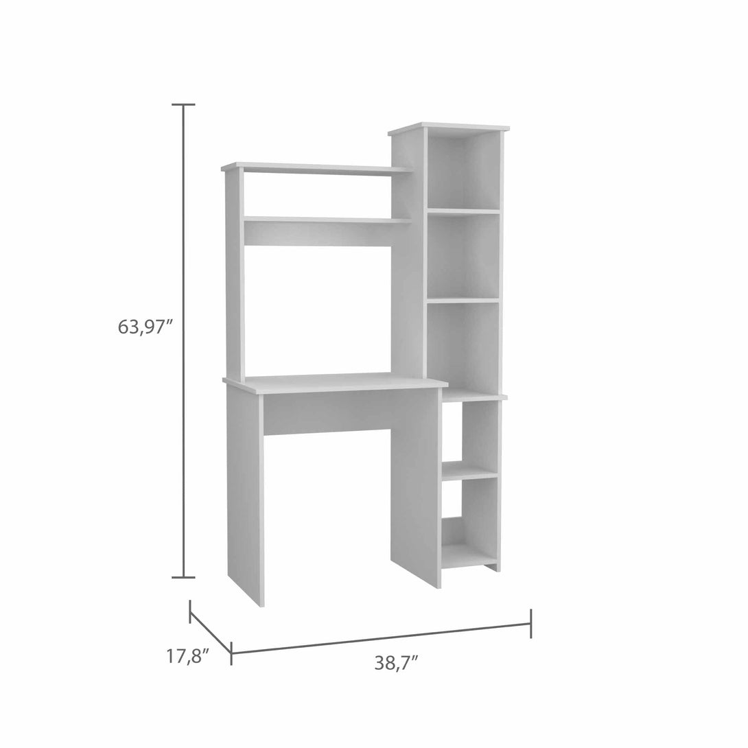 White Nashville Desk FM