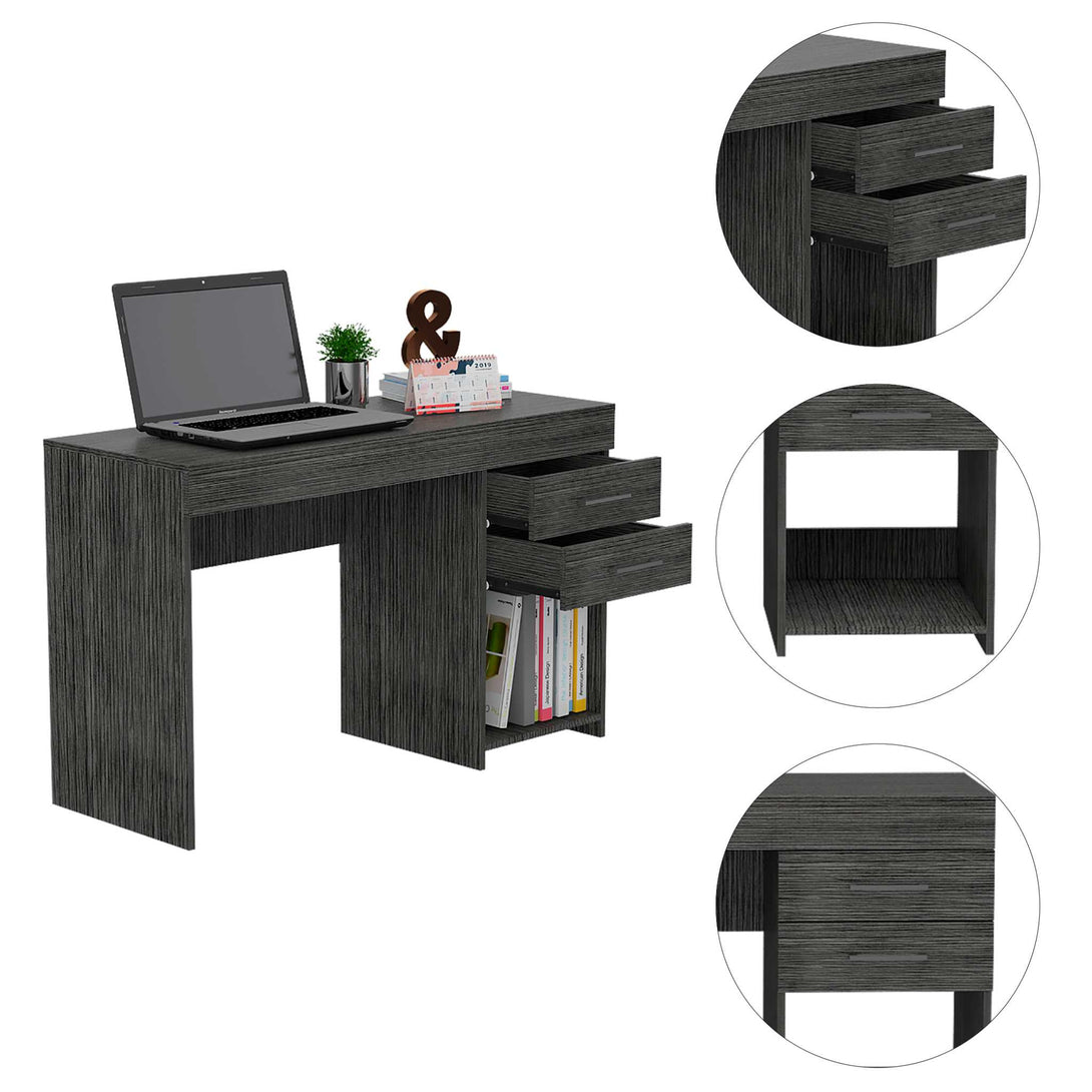 Austin Desk FM Smoky Oak