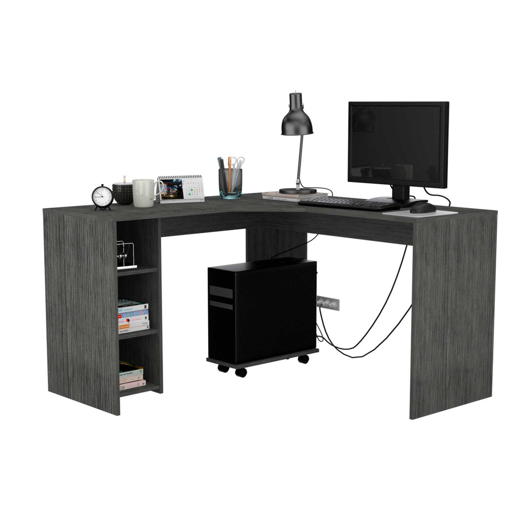 Gray Oak Panama Desk FM