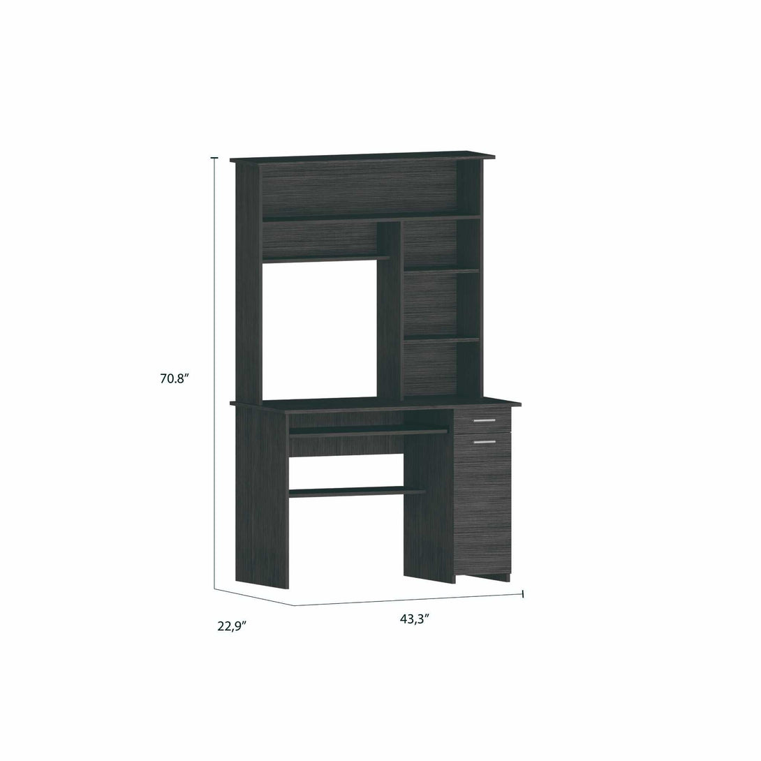 FM Gray Oak Weston Desk