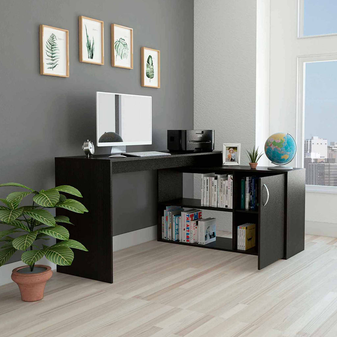 Black Wengue Dallas Desk FM