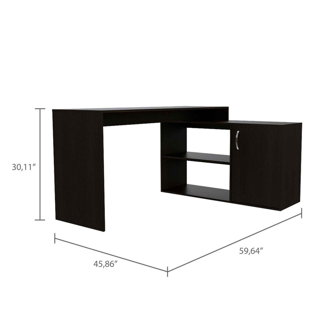 FM Black Wengue Dallas Desk