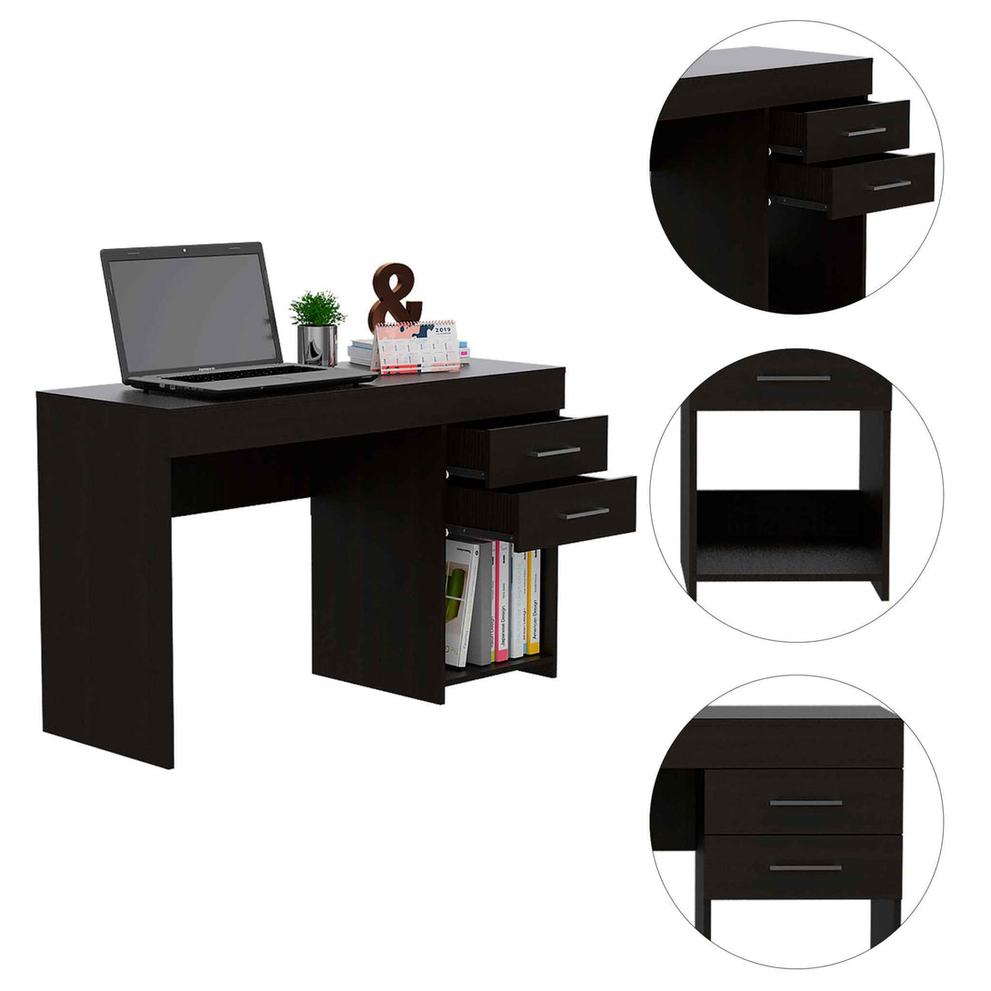 Black Wengue Austin Desk FM