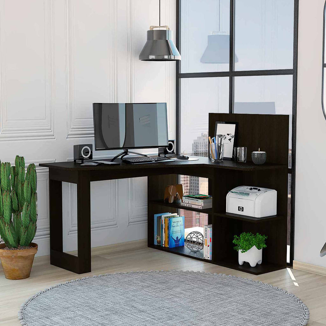 Fresno Desk FM Black Wengue