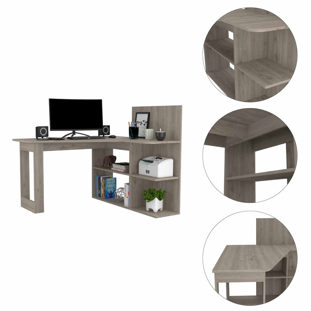 FM Light Gray Fresno Desk