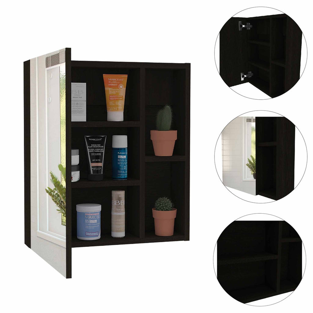 Lincoln Medicine Cabinet FM Black Wengue