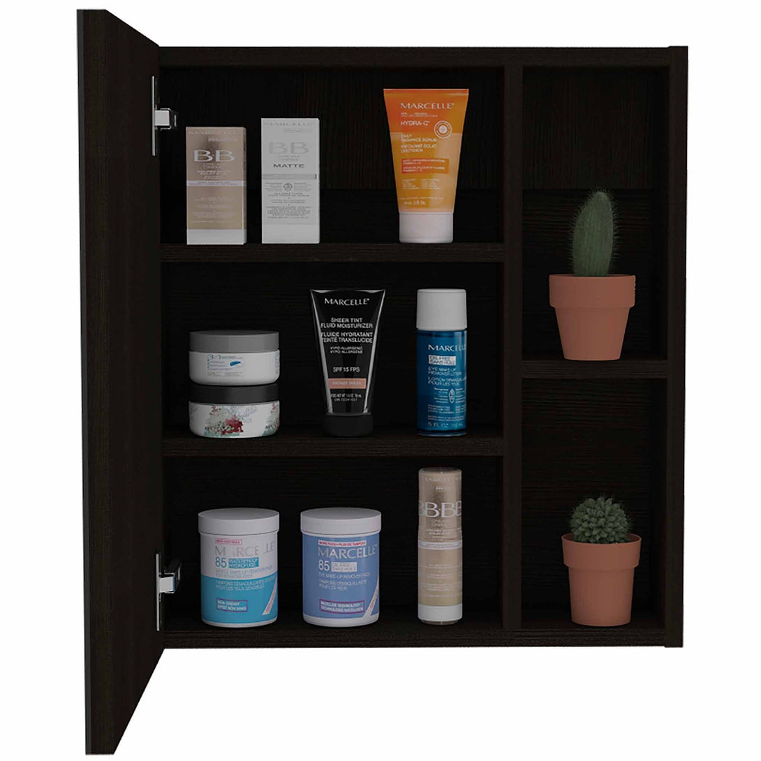 FM Black Wengue Lincoln Medicine Cabinet