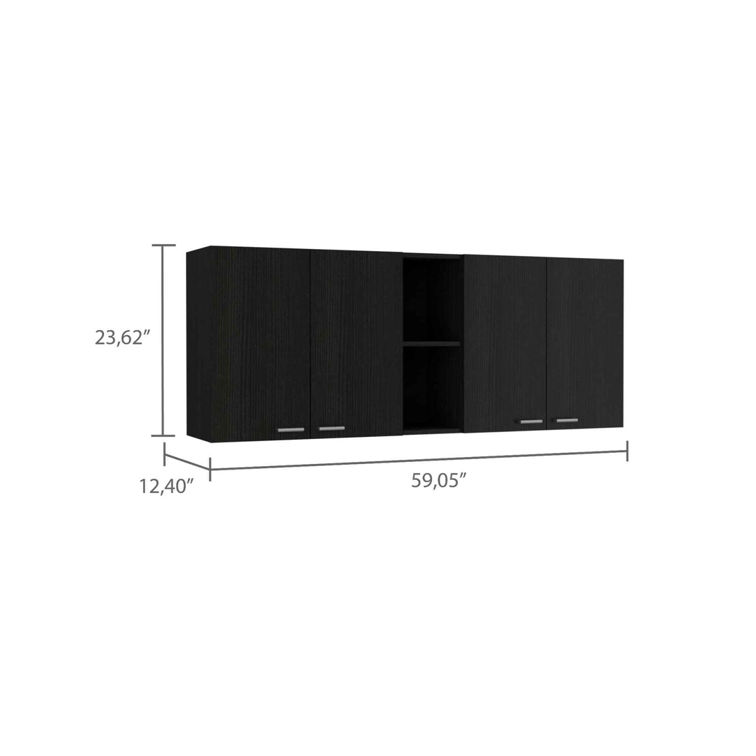 FM Black Winslow Wall Cabinet