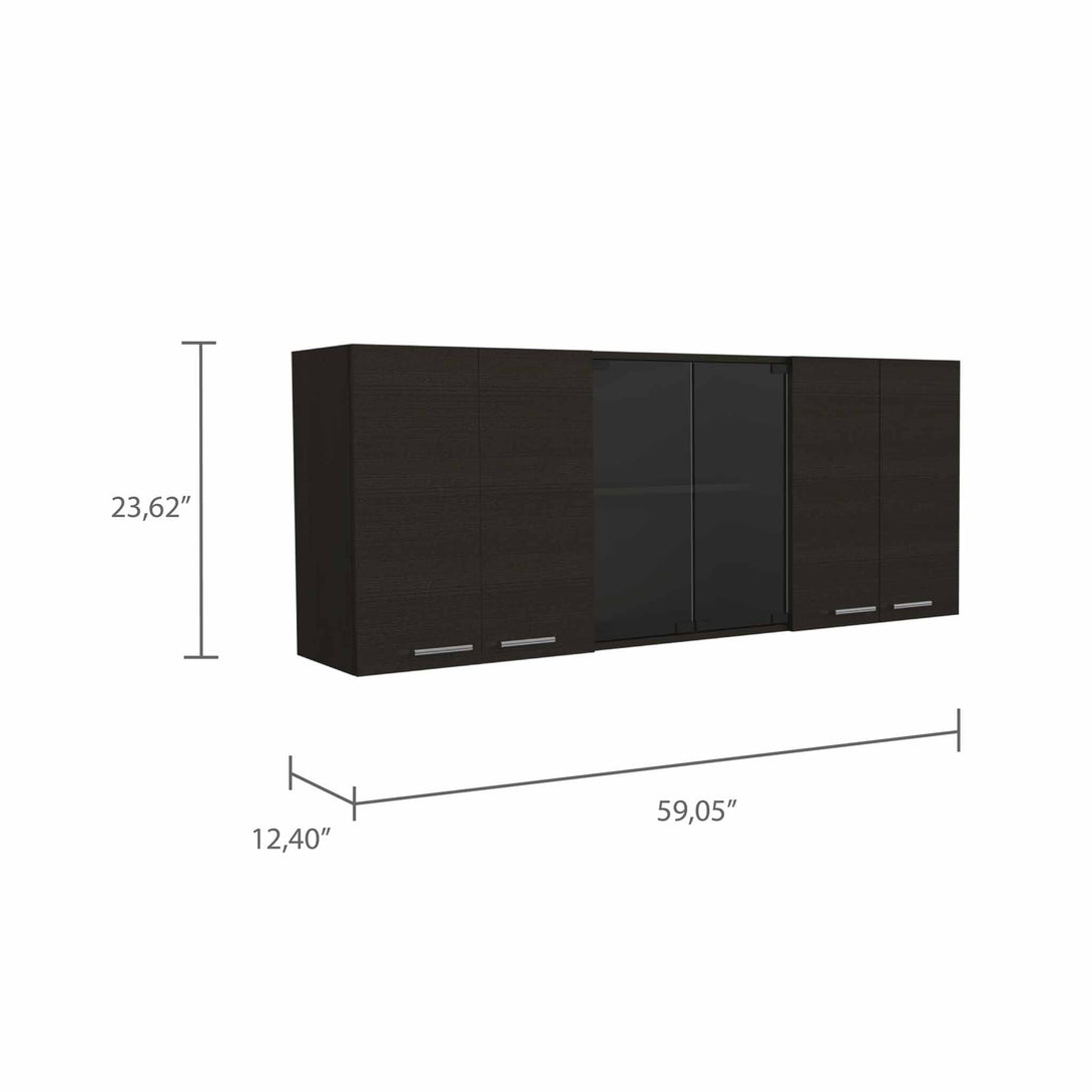 FM Black Yuma Wall Cabinet