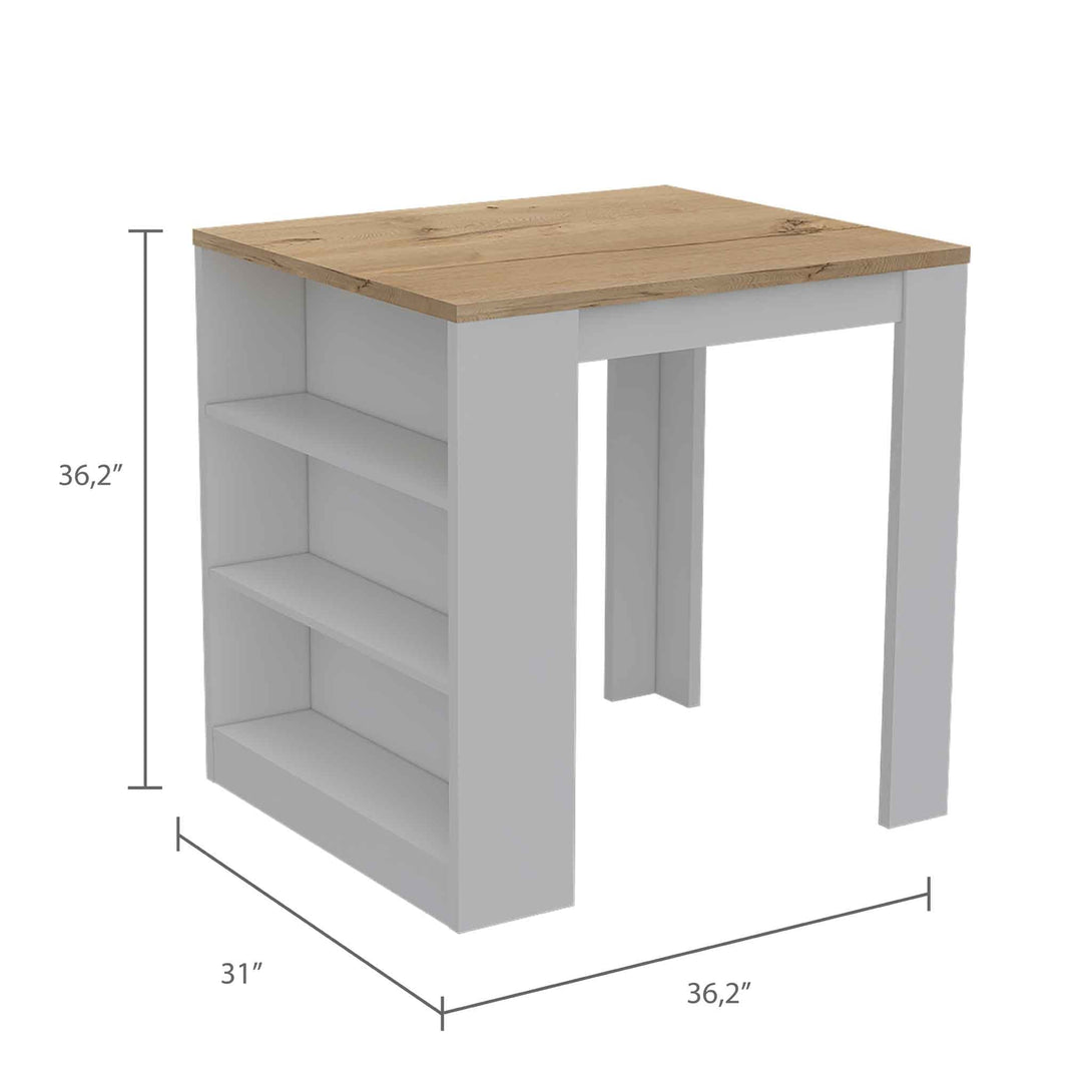 White Alameda Kitchen Island FM