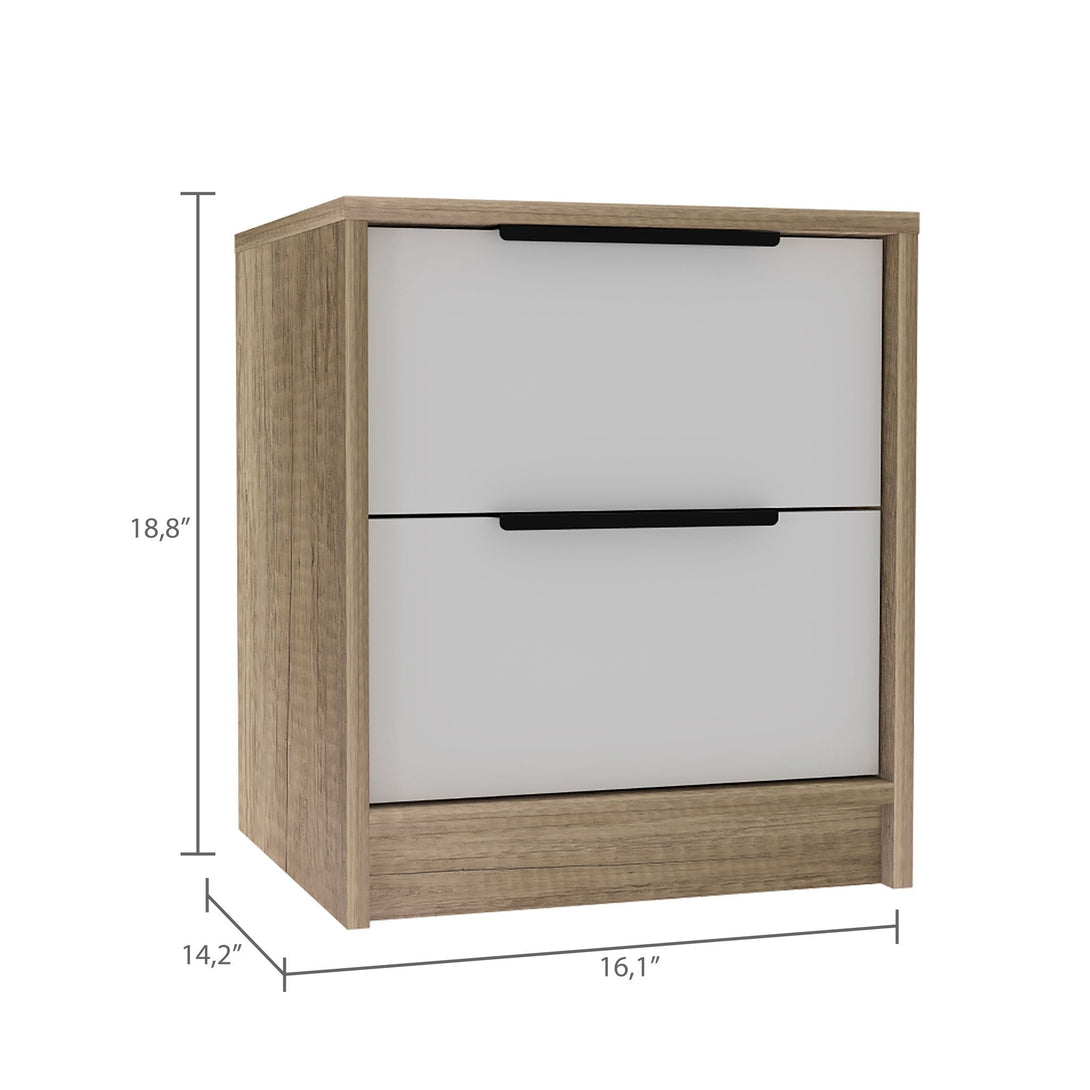 FM White Washington Nightstand