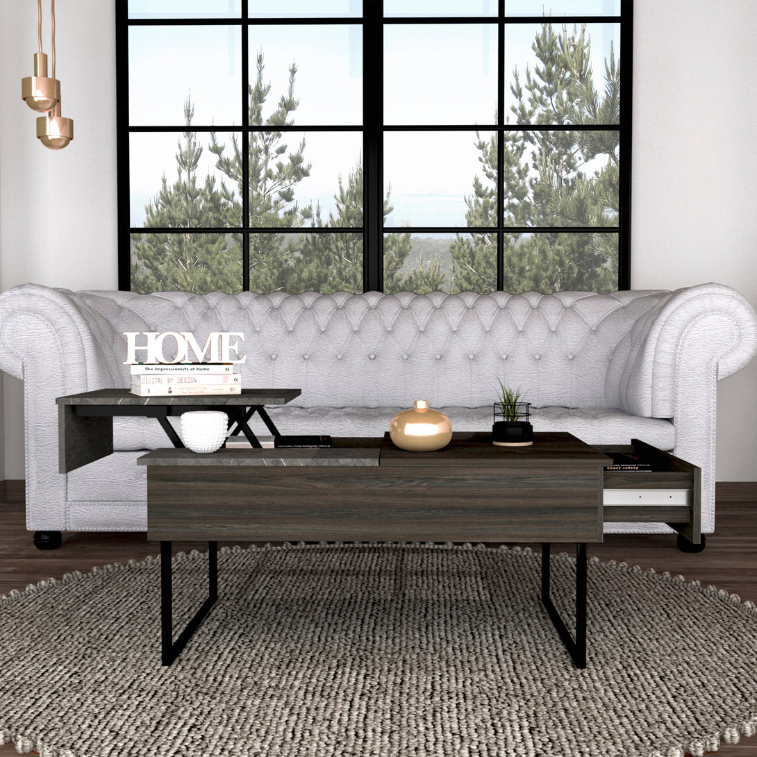 Georgetown Lift Top Coffee Table FM Carbon