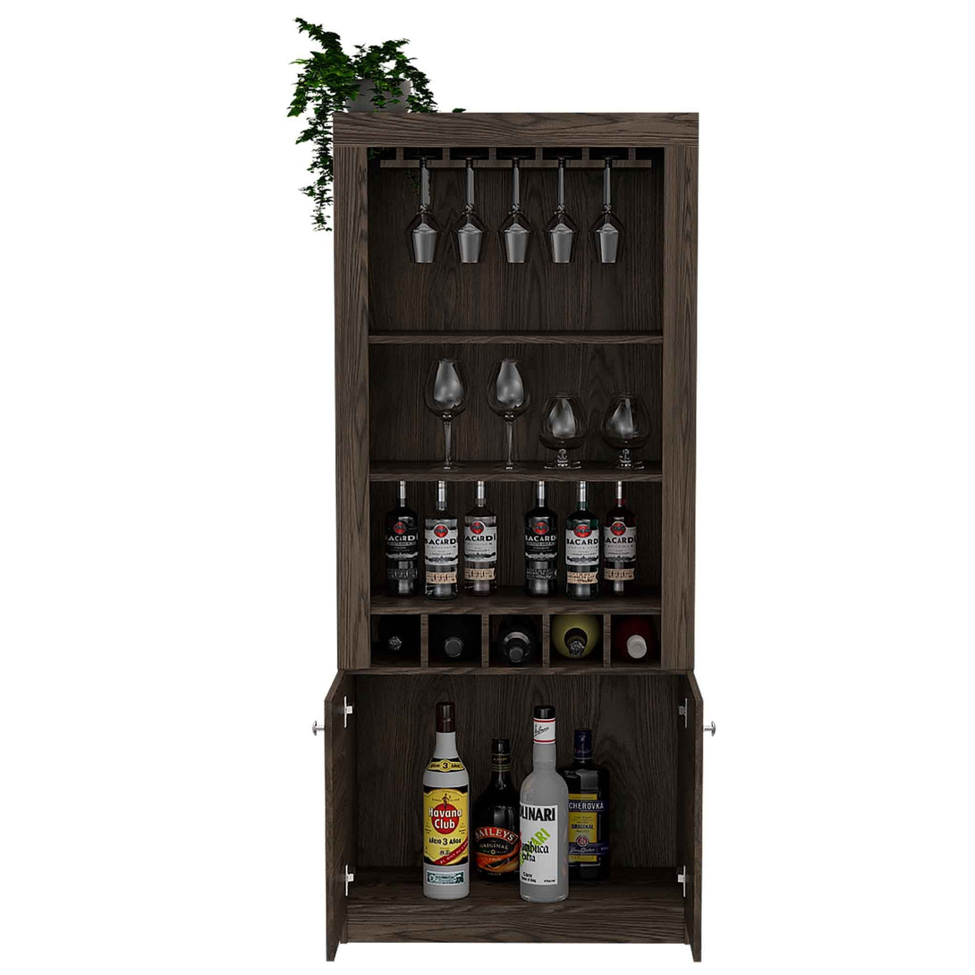 FM Dark Walnut New York Bar Cabinet